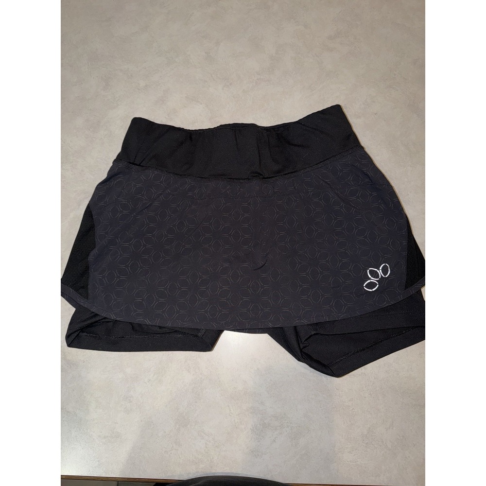 REI Black Elastic Waistband Zip Pocket Golf Hiking Tennis Women's Skort Size S